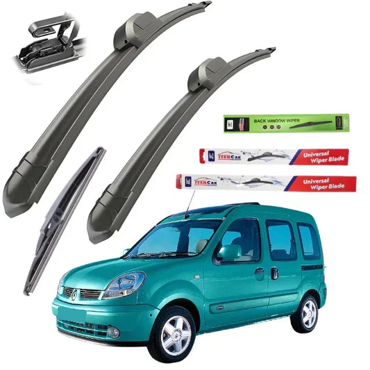 Stergatoare Renault Kangoo I 1997–2007 TeamCar® Flat – Set Complet - 221.ro