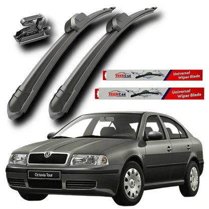 Stergatoare Skoda Octavia Tour (1996–2004) TeamCar® Flat – Set fata - 221.ro