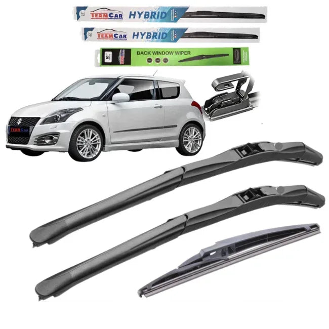 Ștergătoare TeamCar® Suzuki Swift V (FZ/NZ, 2010–2017) – Set Complet Hybrid - 221.ro