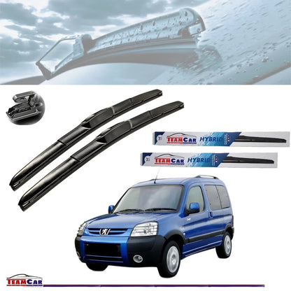 Ștergătoare TeamCar® Peugeot Partner I (1996–2008) Hybrid – Set față - 221.ro
