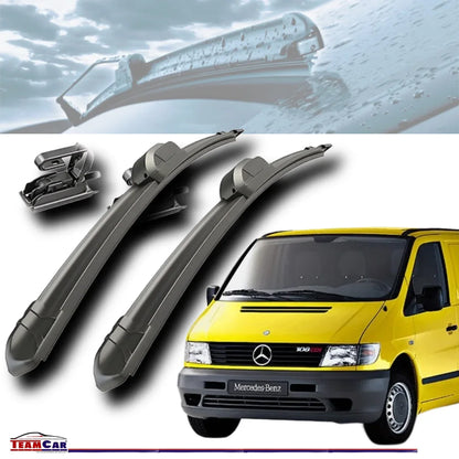 Set stergătoare Vito W638 (1996–2003) TeamCar® Flat – Set față - 221.ro