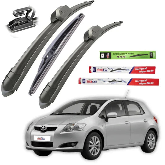 Ștergătoare TeamCar® Toyota Auris 5 usi (2006–2012) – Set Complet Flat - 221.ro