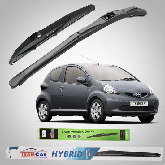 Ștergătoare Hibride TeamCar® Toyota Aygo 3 uși (2005–2014) | Set Complet
