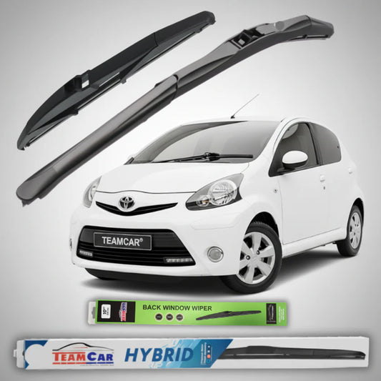 Ștergătoare Hibride TeamCar® Toyota Aygo Facelift II 5 uși (2012–2014) | Set Complet