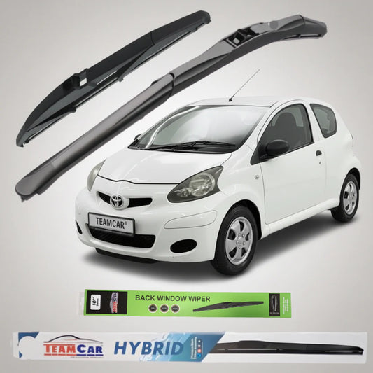 Ștergătoare Hibride TeamCar® Toyota Aygo Facelift 3 uși (2009–2012) | Set Complet