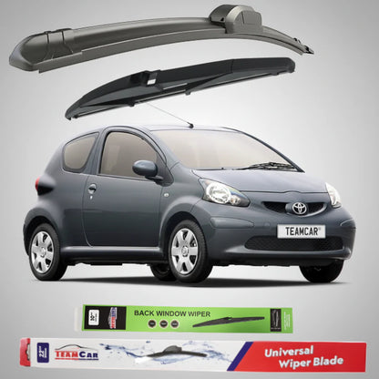 Ștergătoare TeamCar® Toyota Aygo 3 uși (2005–2014) | Set Complet