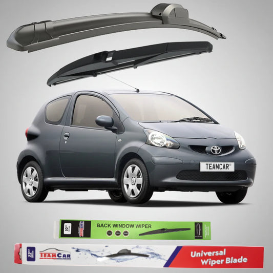 Ștergătoare TeamCar® Toyota Aygo 3 uși (2005–2014) | Set Complet
