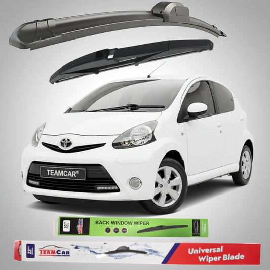 Ștergătoare TeamCar® Toyota Aygo Facelift II 5 uși (2012–2014) | Set Complet