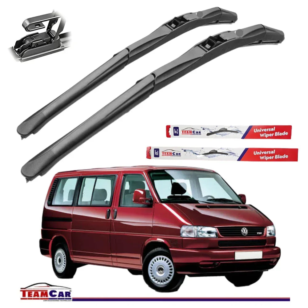 Ștergătoare TeamCar® VOLKSWAGEN Transporter T4 (1990–2003) Hybrid – Set față - 221.ro