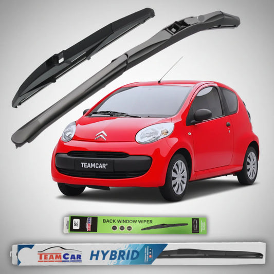 Ștergătoare Hibride TeamCar® Citroen C1 3 uși (2005–2009) | Set Complet