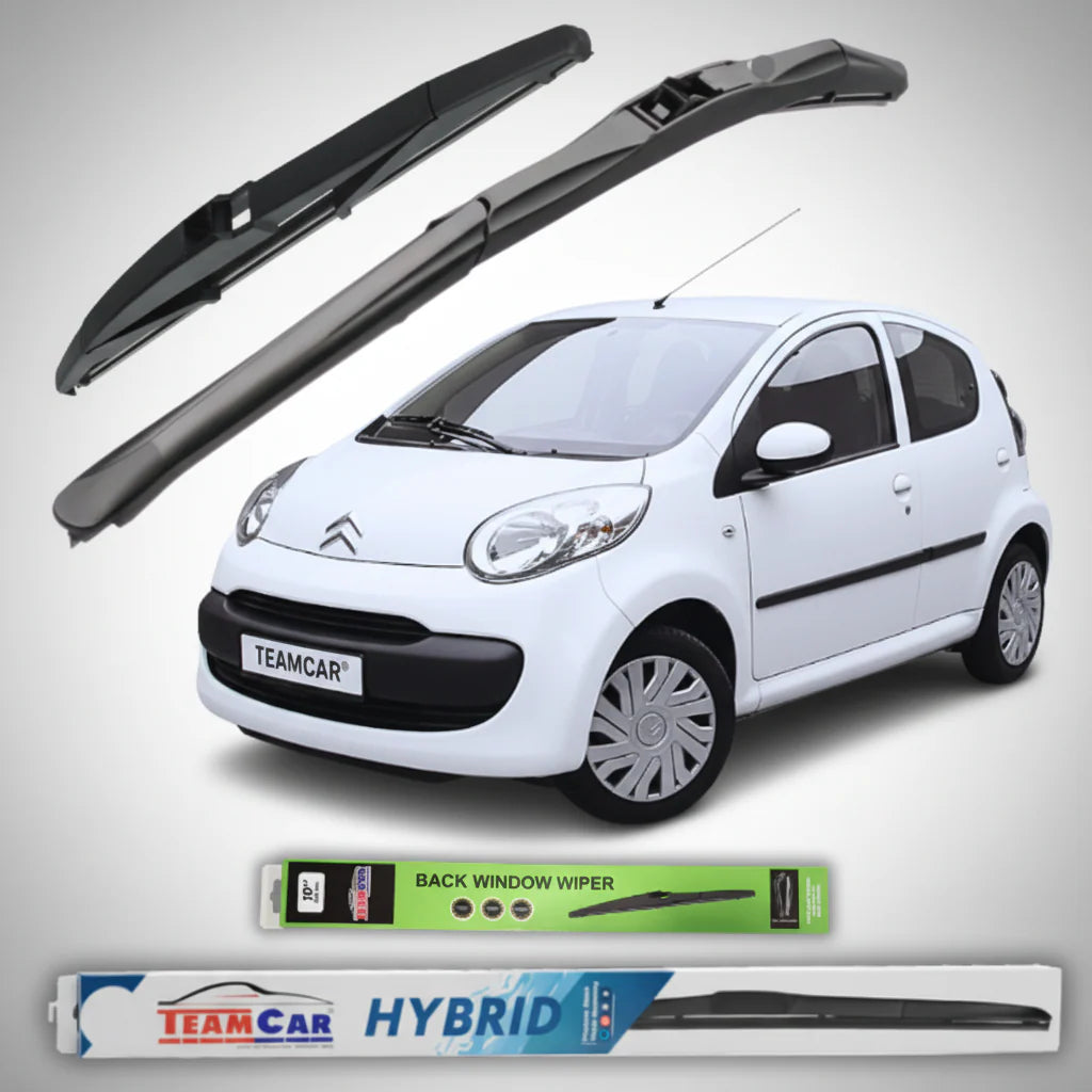 Ștergătoare Hibride TeamCar® Citroen C1 5 uși (2005–2009) | Set Complet