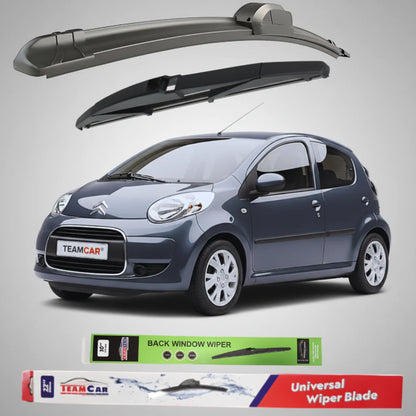 Ștergătoare TeamCar® Citroen C1 Facelift 5 uși (2009–2012) | Set Complet