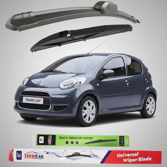Ștergătoare TeamCar® Citroen C1 Facelift 5 uși (2009–2012) | Set Complet