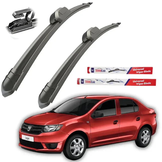 Ștergătoare Dacia Logan II Sedan (2012–2015) – Set față Flat - 221.ro