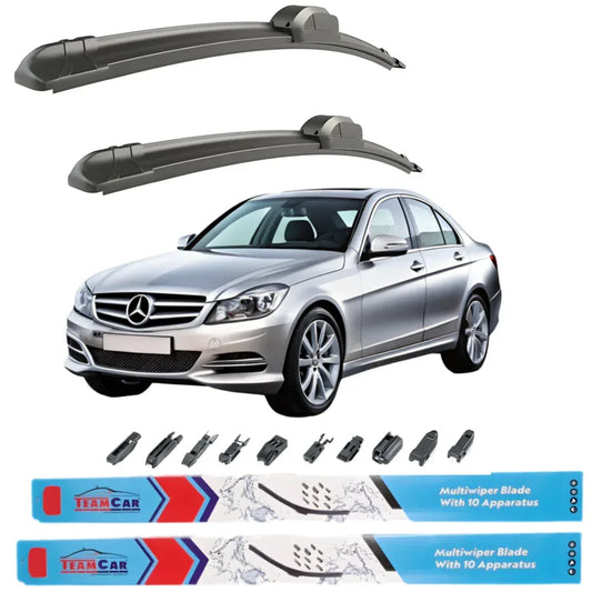 Ștergătoare TeamCar® Mercedes C-Class W204 Sedan (2007–2014) – Set față - 221.ro