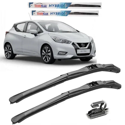 Ștergătoare Nissan Micra K14 (2017–2023) TeamCar® – Set față Hybrid - 221.ro