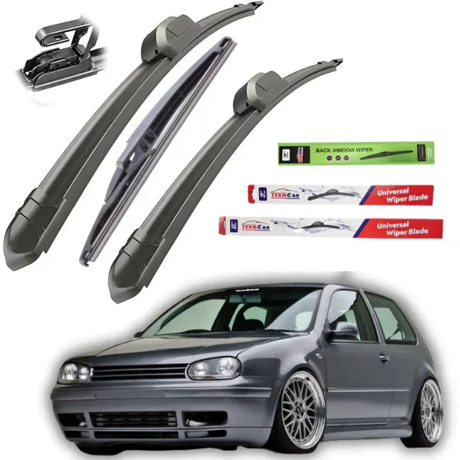 Ștergătoare TeamCar® Volkswagen Golf 4 - 3 usi (1997–2003) – Set Complet Flat - 221.ro
