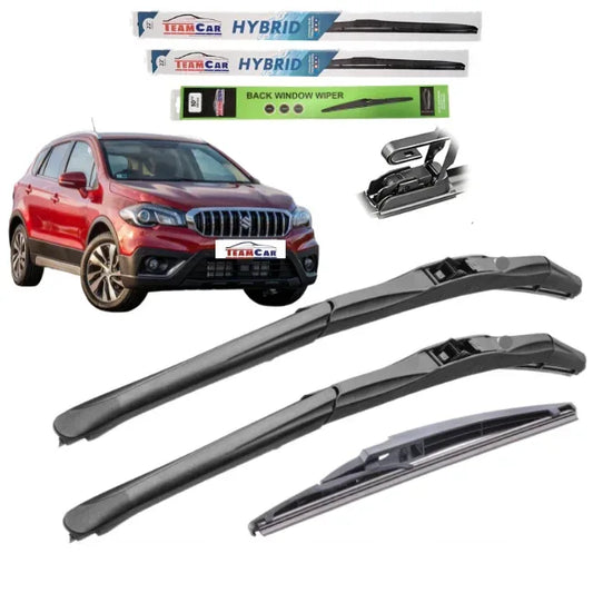 Ștergătoare TeamCar® Suzuki SX4 S-Cross (2013–prezent) – Set Complet Hybrid - 221.ro