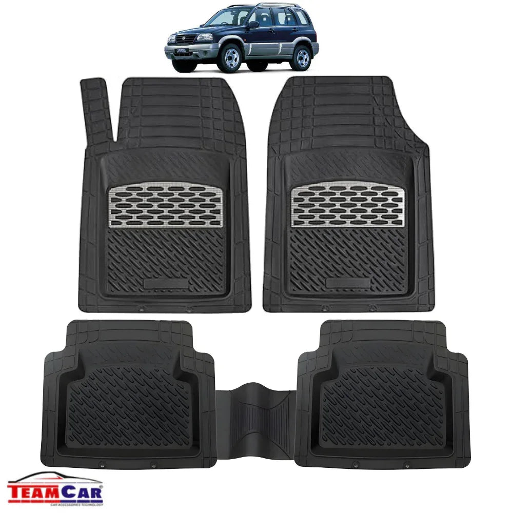 Suzuki Grand Vitara 1 Covorase Auto TeamCar® Tip Tăviță Compatibile (1998–2005) - Suv Silver - 221.ro