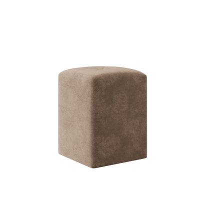 Taburet Tapitat haaus Talin, Bej, Stofa, L 35 x l 35 x H 45 cm
