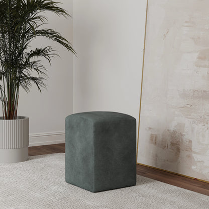 Taburet Tapitat haaus Talin, Menta, Stofa, L 35 x l 35 x H 45 cm
