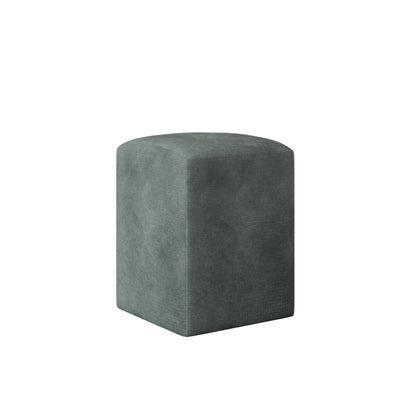Taburet Tapitat haaus Talin, Menta, Stofa, L 35 x l 35 x H 45 cm