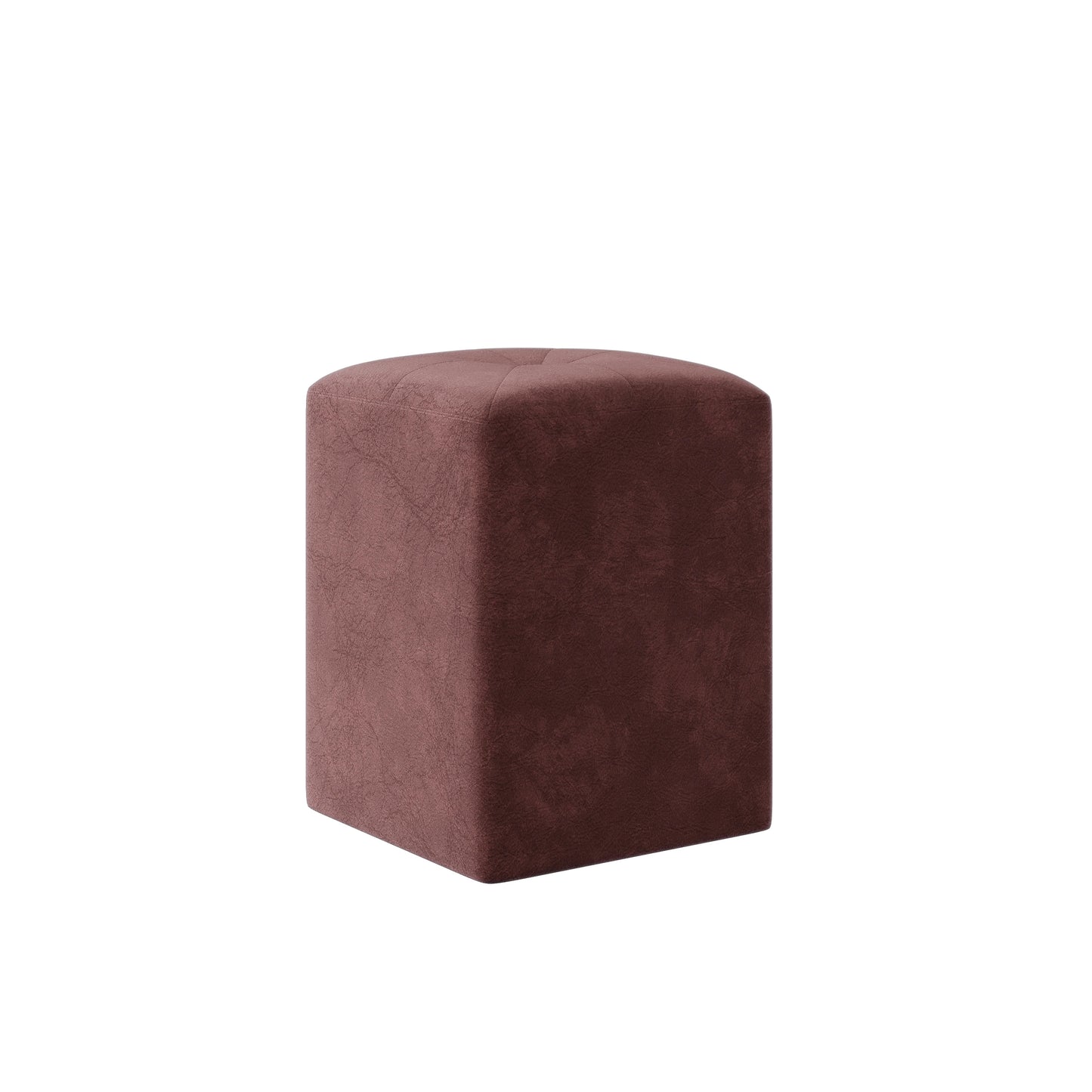 Taburet Tapitat haaus Talin, Mov, Stofa, L 35 x l 35 x H 45 cm