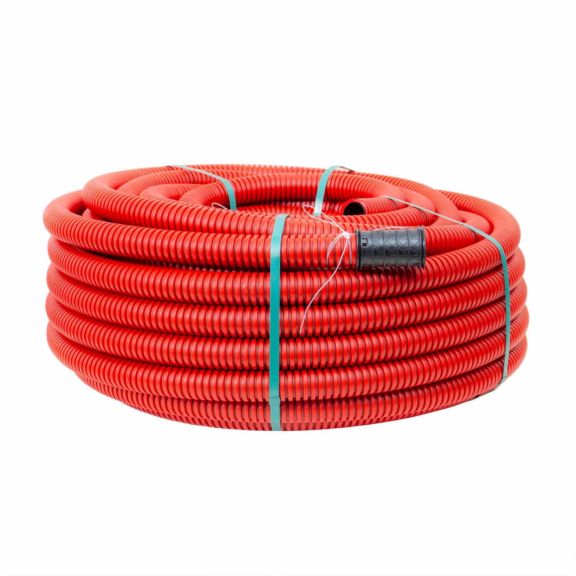 Tub flexibil tip copex, pentru protectie cablu, 40mm, 450N, 50ml, rosu / TCPE40 - 221.ro