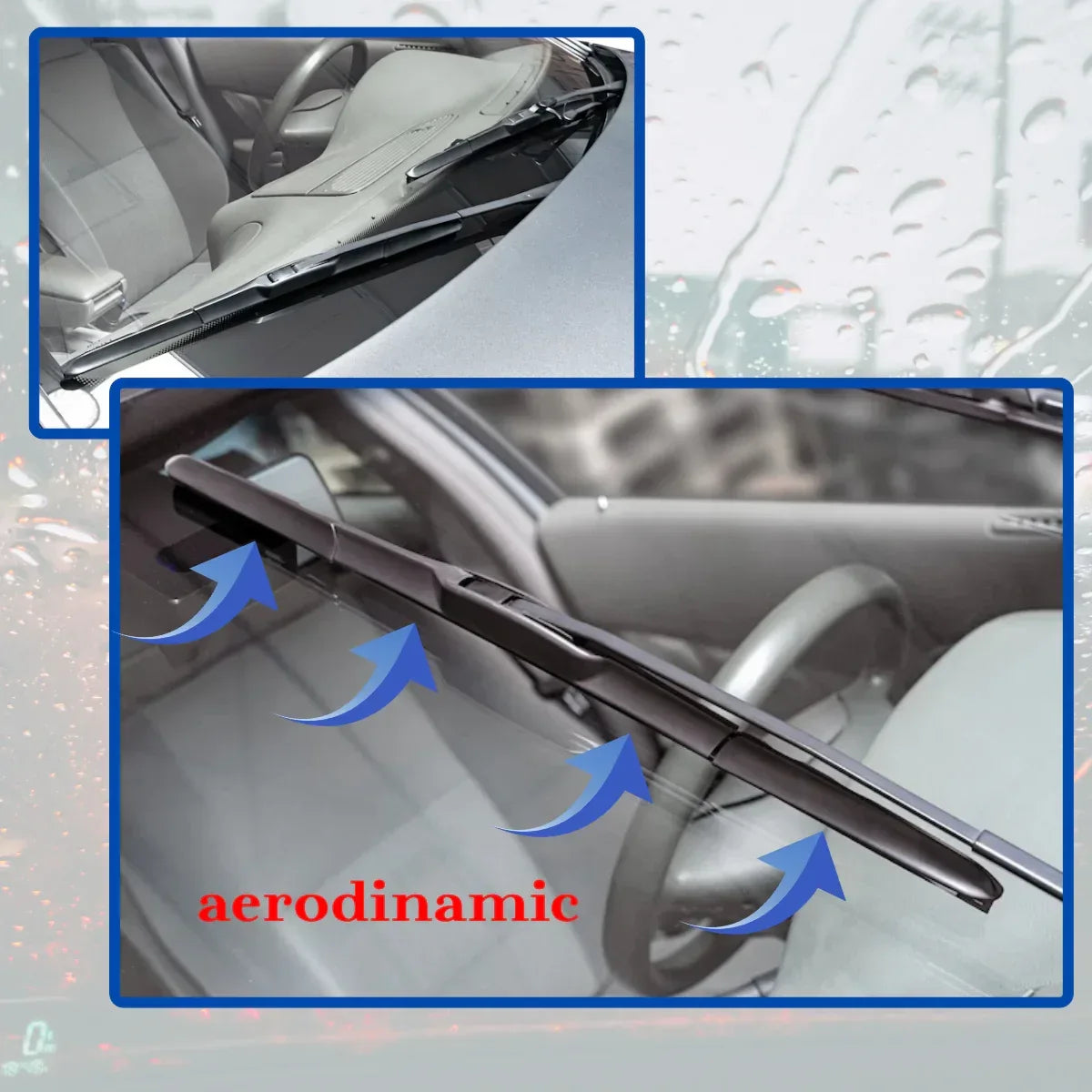 Stergătoare Ford Transit Connect Mk1 (2002–2013) TeamCar® Hybrid – Set fata - 221.ro