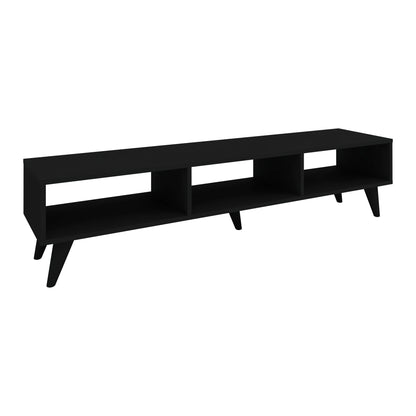 Comoda TV Tirro haaus V2, Negru, 150 x 35 x 35 cm