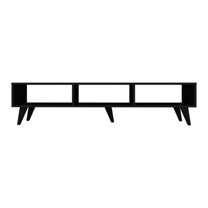 Comoda TV Tirro haaus V2, Negru, 150 x 35 x 35 cm