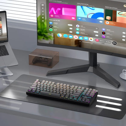 Tastatura Mecanica Gaming Timebox, 80%, Hot-Swap, Wireless, Gasket, Silentioasa