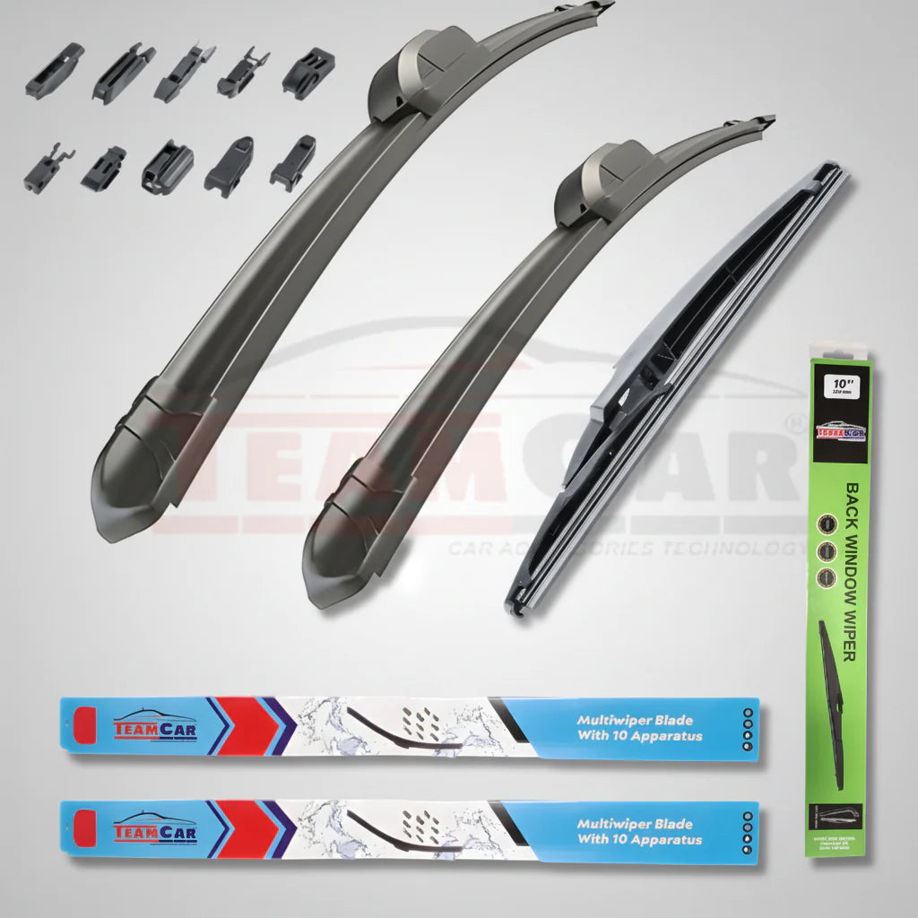 Ștergătoare Renault Clio IV (2012–2019) TeamCar® – Set Complet