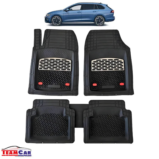 Covorase Auto TeamCar® Tip Tavita Compatibile Volkswagen Golf 8 Variant (2020–2025) Negru marmorat - 221.ro