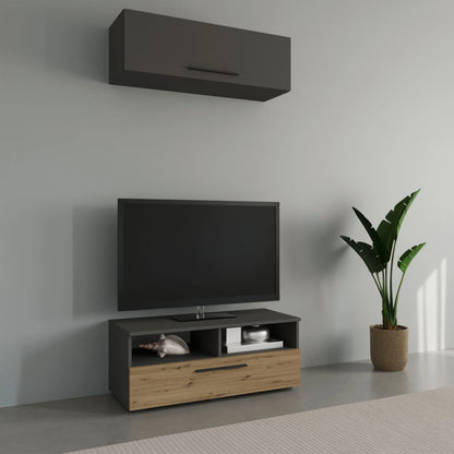 Living Kos haaus V11, Antracit/Stejar Artisan, L 95 cm