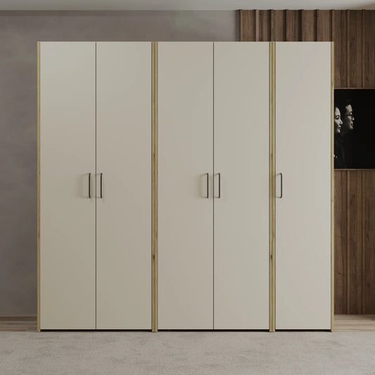 Dressing haaus Malmo V1, Stejar Artisan/Argila, L 204 cm