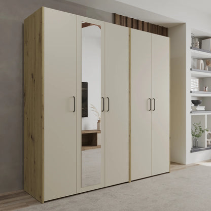 Dressing haaus Malmo V2, Stejar Artisan/Argila, L 201 cm