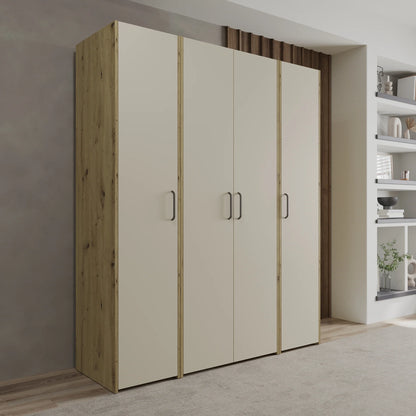Dressing haaus Malmo V4, Stejar Artisan/Argila, L 165 cm