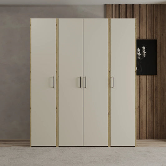 Dressing haaus Malmo V4, Stejar Artisan/Argila, L 165 cm