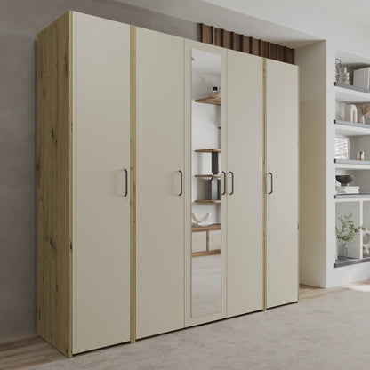 Dressing haaus Malmo V5, Stejar Artisan/Argila, L 204 cm