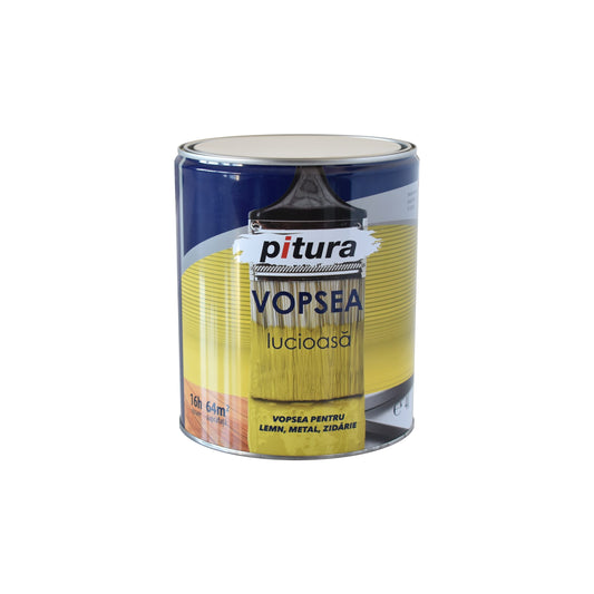 Vopsea lucioasa PITURA, 0.6L, verde luminos, KOBER / V53533-C0.6L