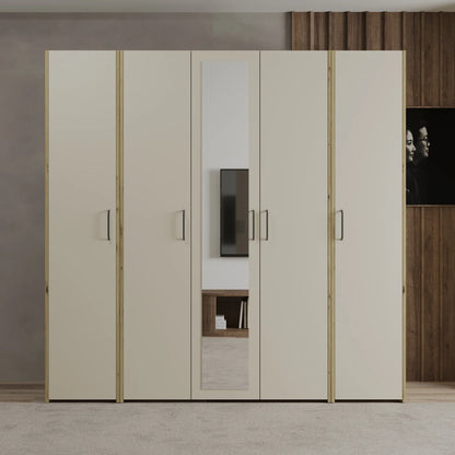 Dressing haaus Malmo V5, Stejar Artisan/Argila, L 204 cm
