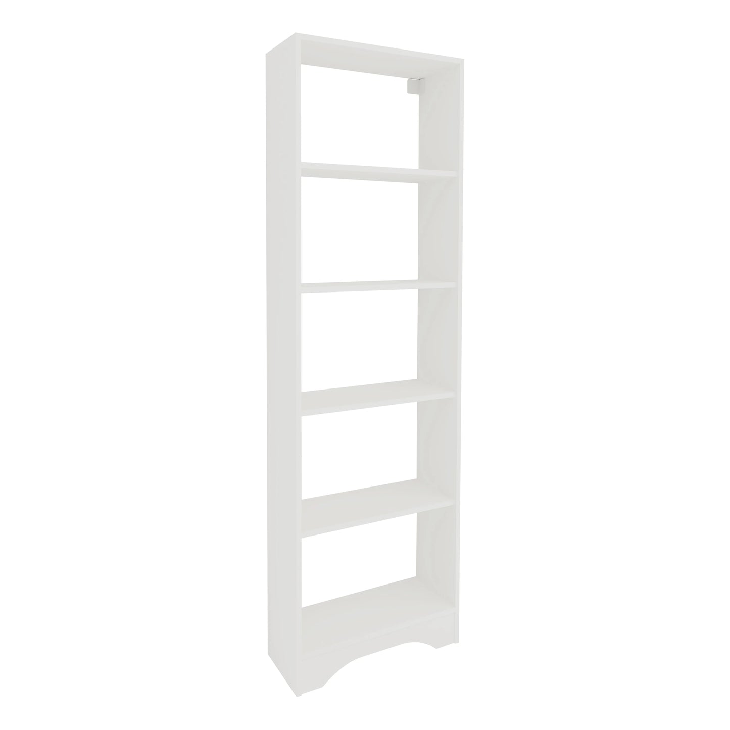 Biblioteca haaus Vivy, 4 Polite, Alb, 57 x 23 x 180 cm