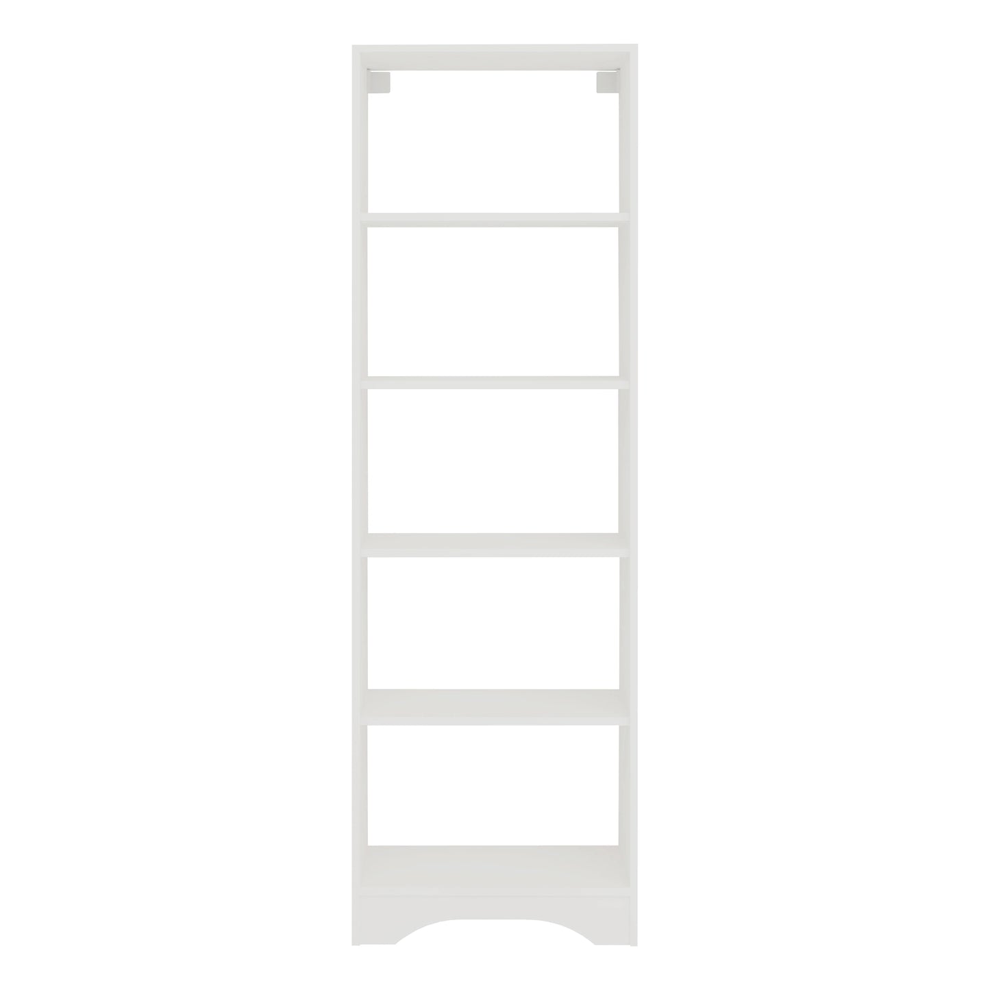 Biblioteca haaus Vivy, 4 Polite, Alb, 57 x 23 x 180 cm