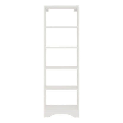 Biblioteca haaus Vivy, 4 Polite, Alb, 57 x 23 x 180 cm