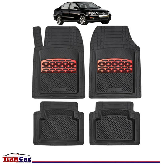 Covorașe Auto Compatibile VW Passat B5/B6 TEAMCAR® Red - 221.ro