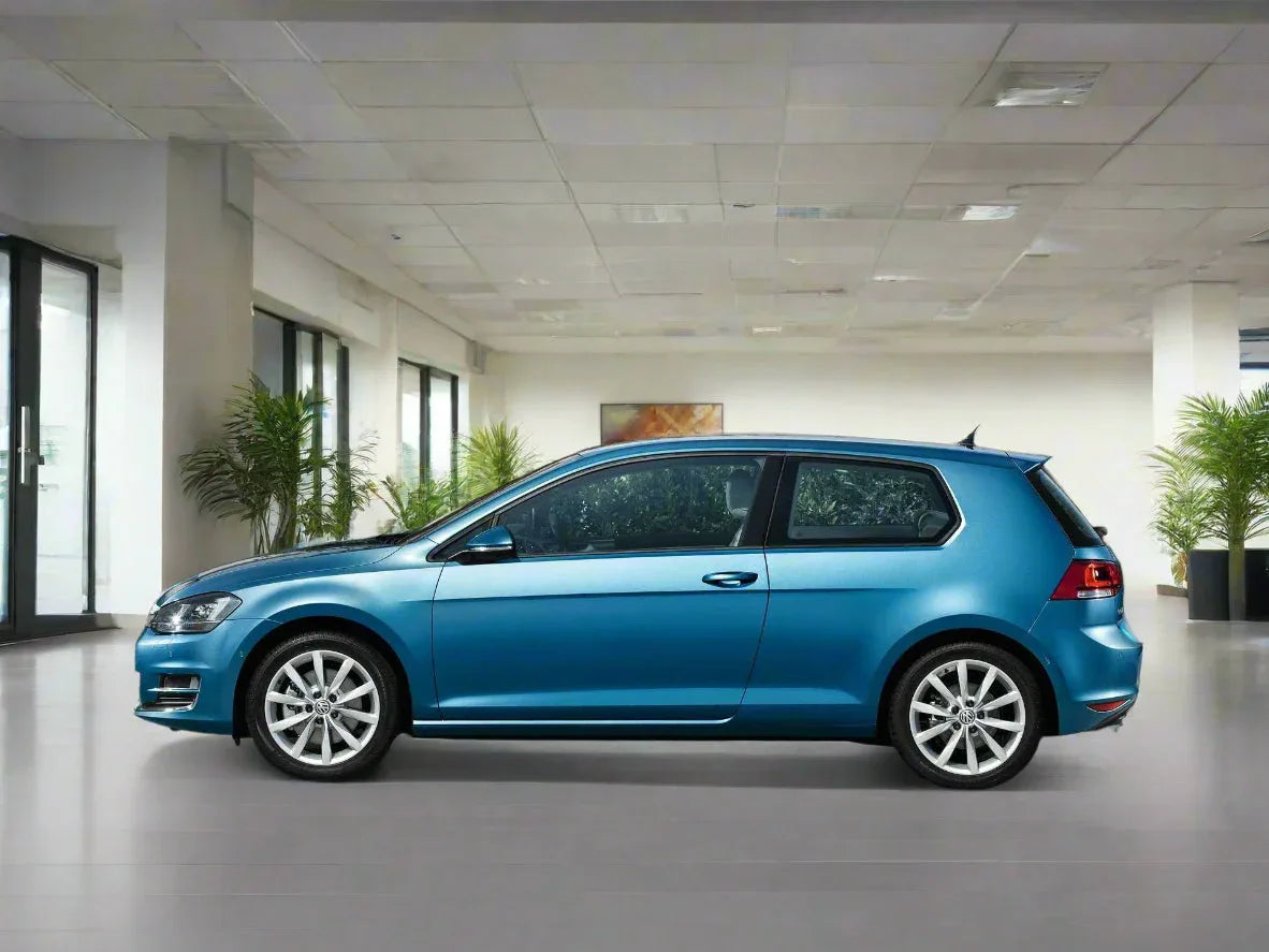 Covorase Auto TeamCar® Tip Tavita Compatibile Volkswagen Golf 7 Hatchback 3 uși (2012–2020) Negru marmorat) - 221.ro