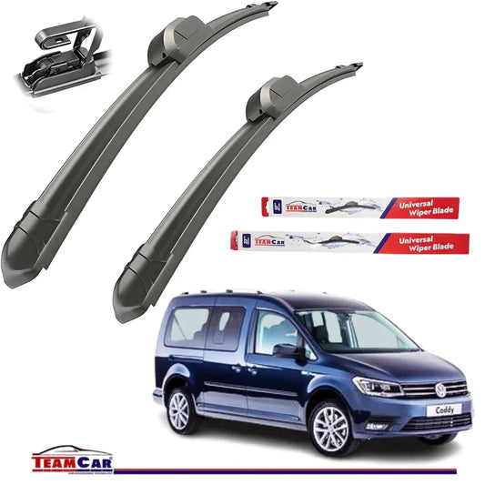 Ștergătoare TeamCar® Volkswagen Caddy IV – Flat -Set față - 221.ro