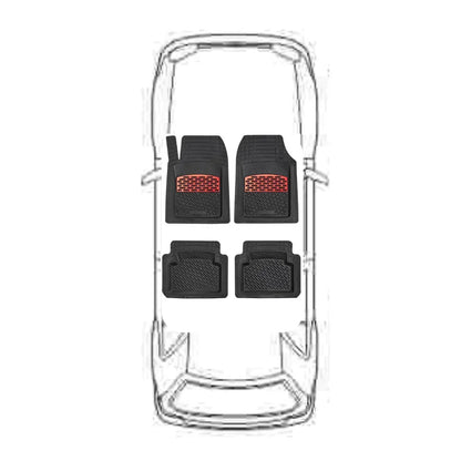 Covorase Auto Universale TeamCar® set 5 piese, Red - 221.ro