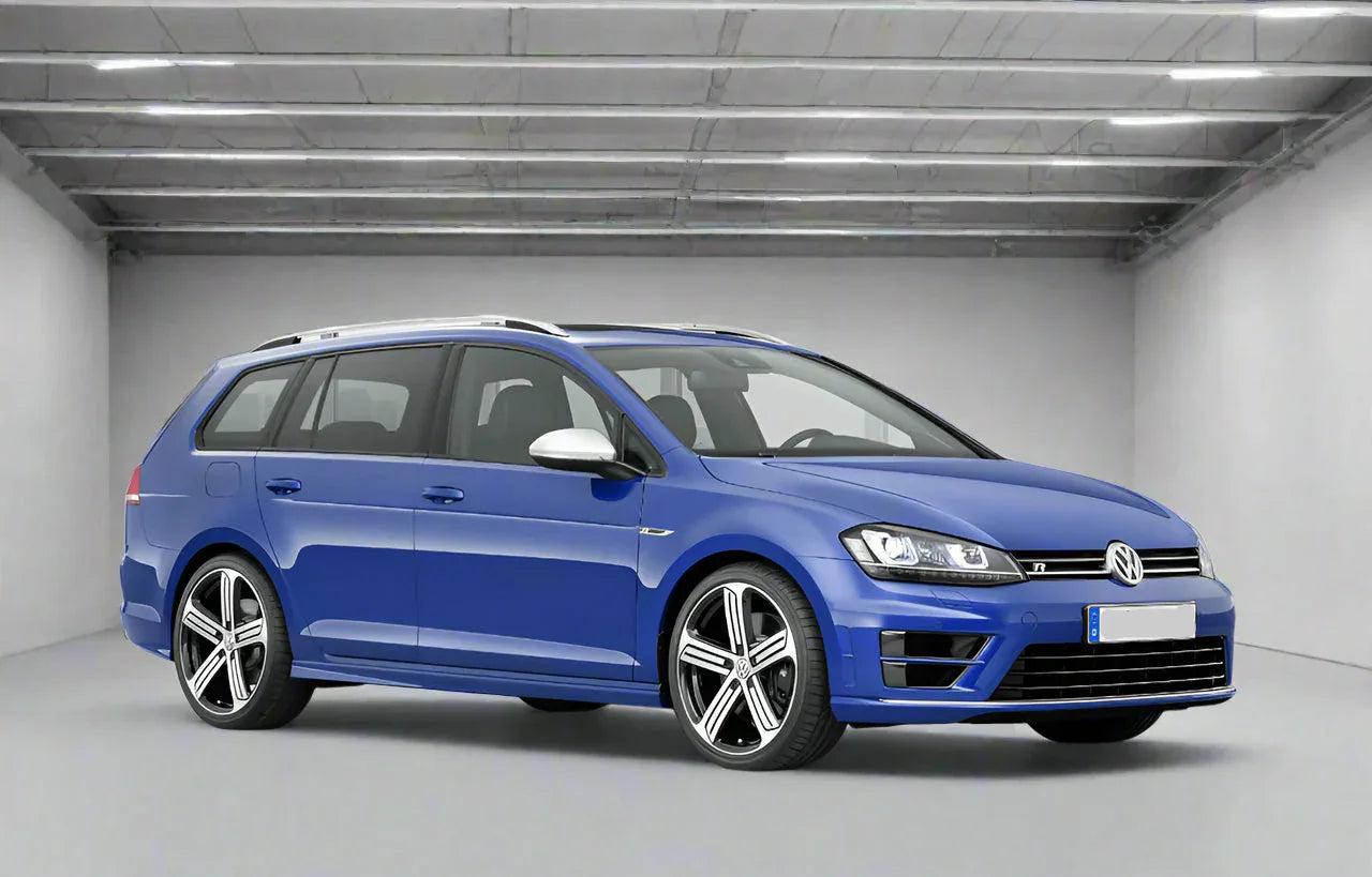 Covorase Auto TeamCar® Tip Tavita Volkswagen Golf 7 Variant (2012–2020) Negru marmorat - 221.ro